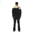 F5755 MonaLisa Corduroy Hoodie - Black
