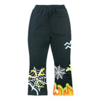 B4525 - Makobi KIDS Graffiti Stacked Fleece Set - Black
