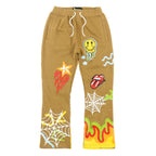 B4525 - Makobi KIDS Graffiti Stacked Fleece Set - Mocha