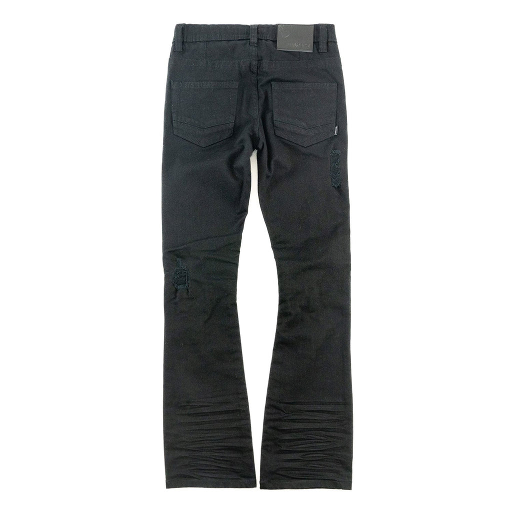 B1979 Jacob Stacked Jeans Kids - Black