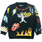 B4525 - Makobi KIDS Graffiti Stacked Fleece Set - Black