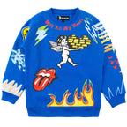 B4525 - Makobi KIDS Graffiti Stacked Fleece Set - Royal