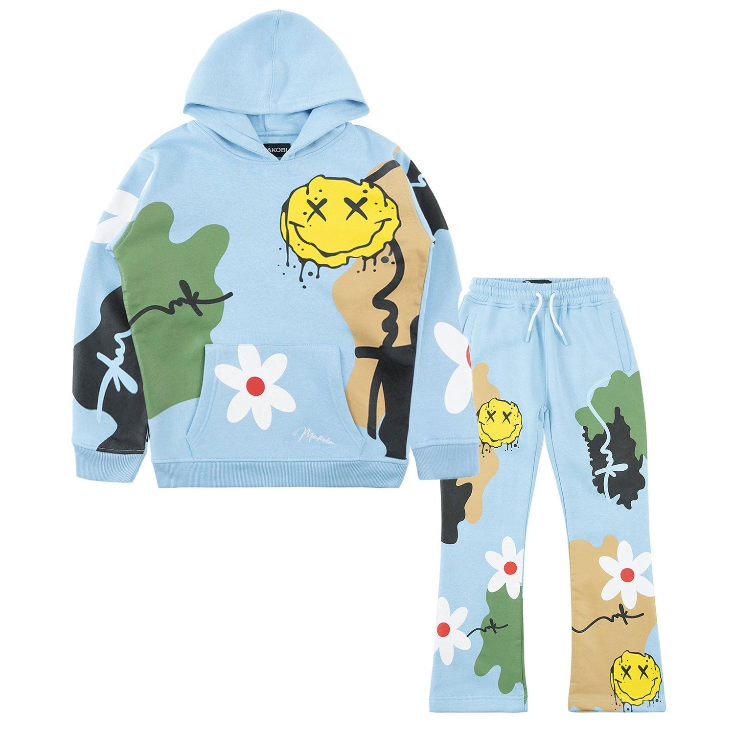 B4545 Makobi Kids Emoji Set - Blue