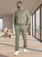 M4247 Bernardi Crewneck Set - Taupe