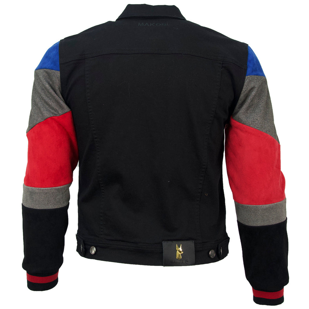M1010 Makobi Ultra Suede Denim Jacket - Black