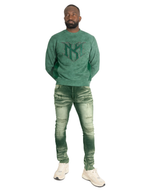 M4241 Lorenzino Crewneck - Green