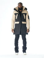 F7700 Apollo Long Quilted Jacket - Black