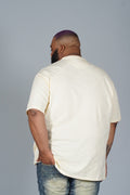 M298 Embossed Knit Tee - Natural