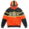 M4600 Greek Velour Set - Black/Red