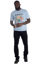M336 Lipstick On Money Tee - Blue