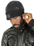 F009 Frost Adam Beanie - Black