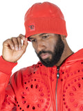 F009 Frost Adam Beanie - Red