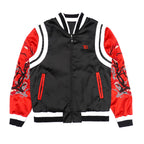 F1025 Lotus Reversible Souvenir Jacket - Black/Red