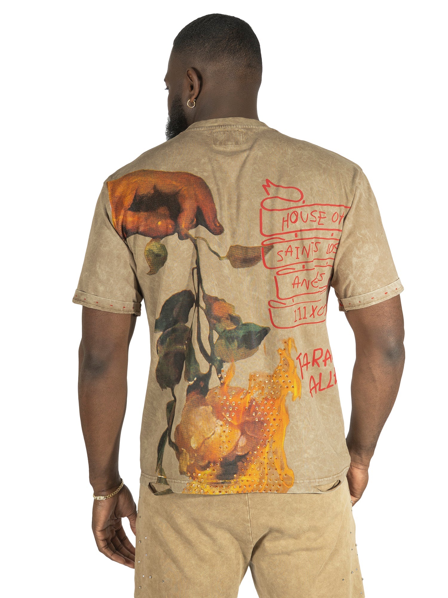 F139 House of Saints Boxed Tee - Mocha