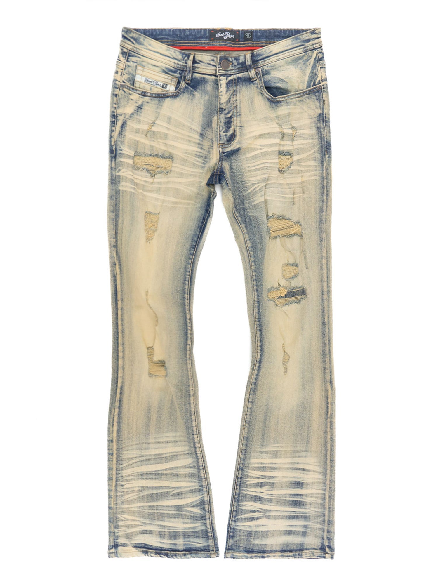 F1712 Alono Stacked Jeans - Dirt