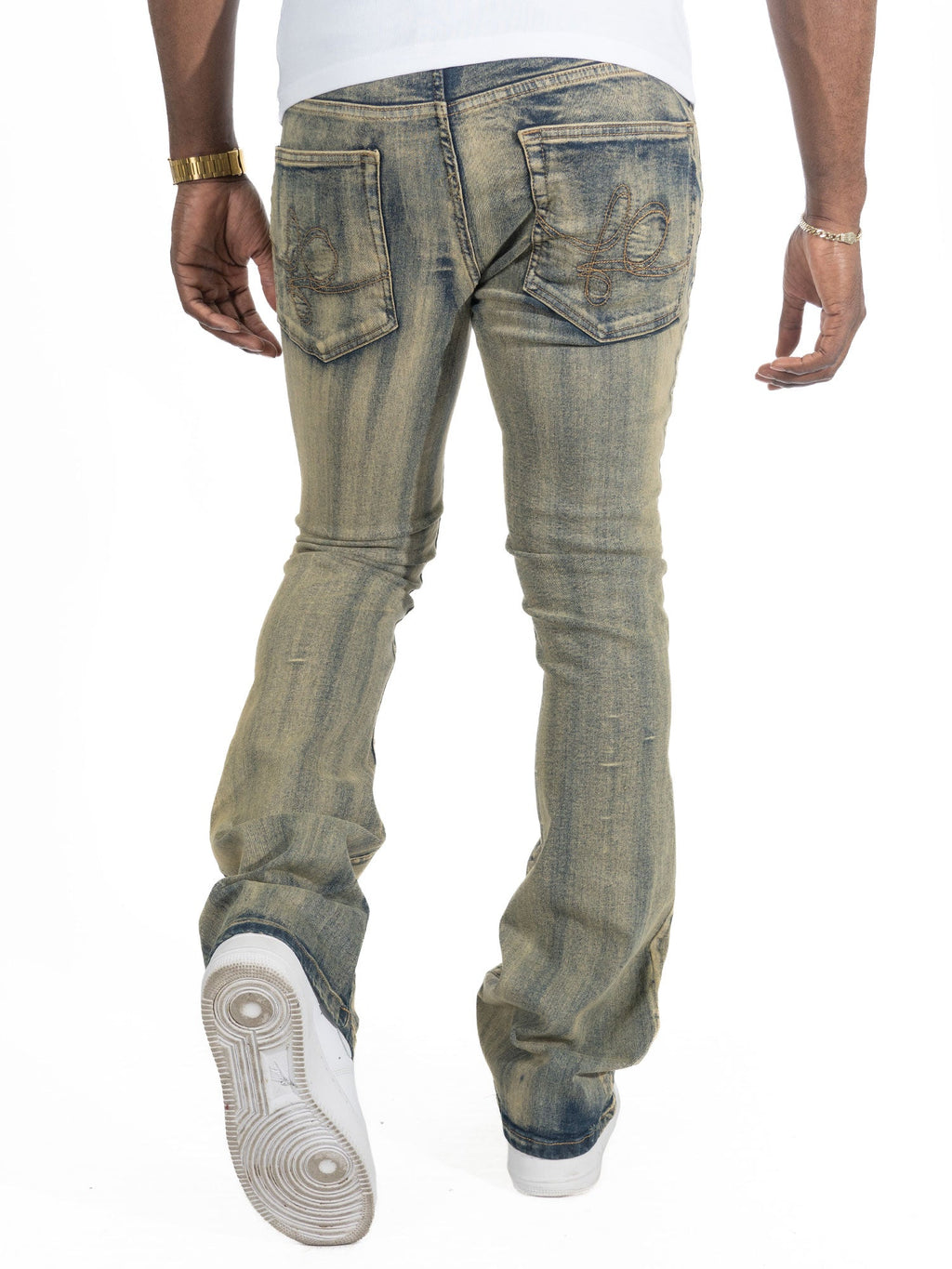 F1712 Alono Stacked Jeans - Dirt