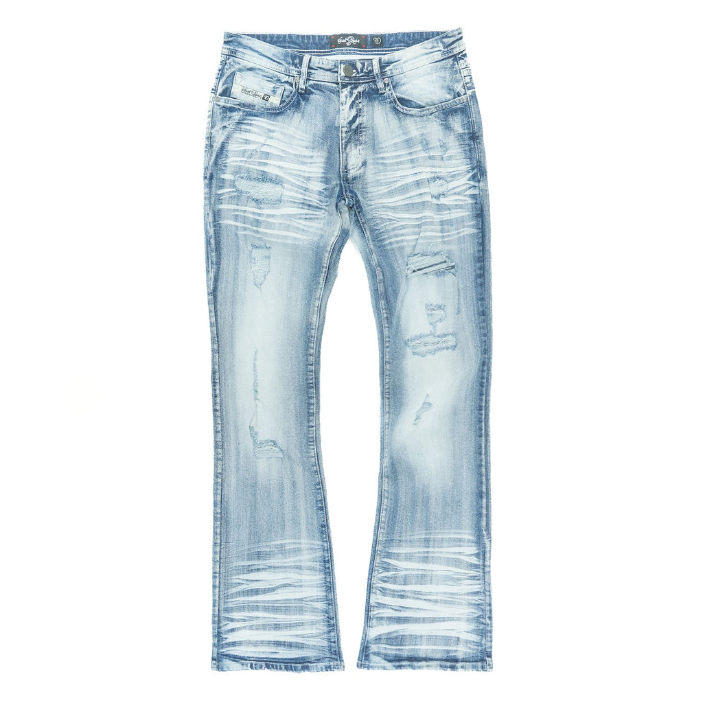 F1712 Alono Stacked Jeans - Light Wash