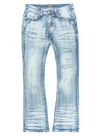 F1712 Alono Stacked Jeans - Light Wash
