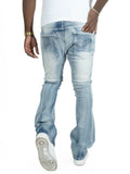 F1712 Alono Stacked Jeans - Light Wash