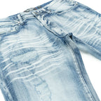 F1712 Alono Stacked Jeans - Light Wash