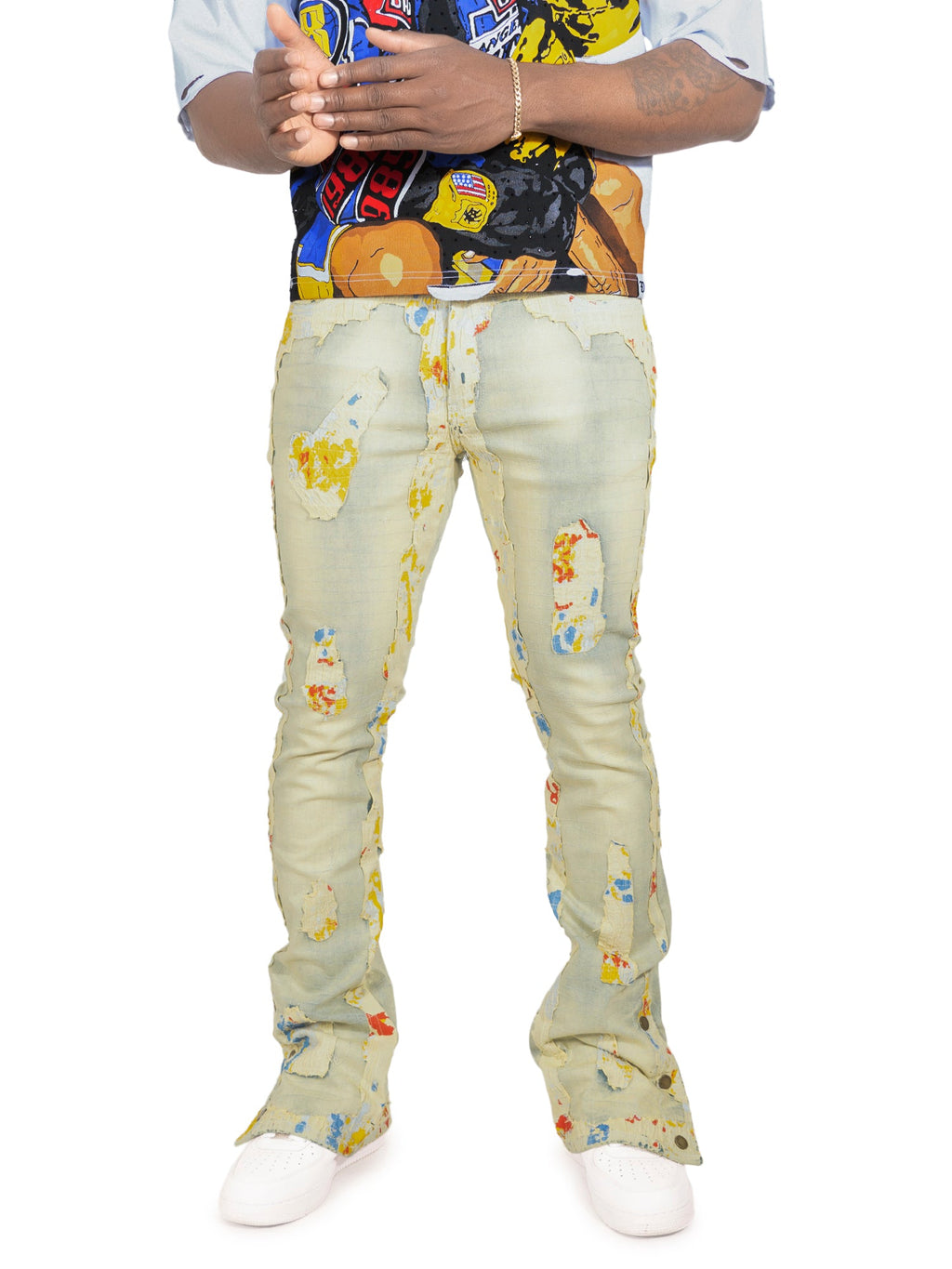 F1733 Amoto Stacked Pants - Dirt