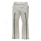 F1736 Zerelly Nylon Stacked Pants - Gray