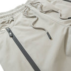 F1736 Zerelly Nylon Stacked Pants - Gray