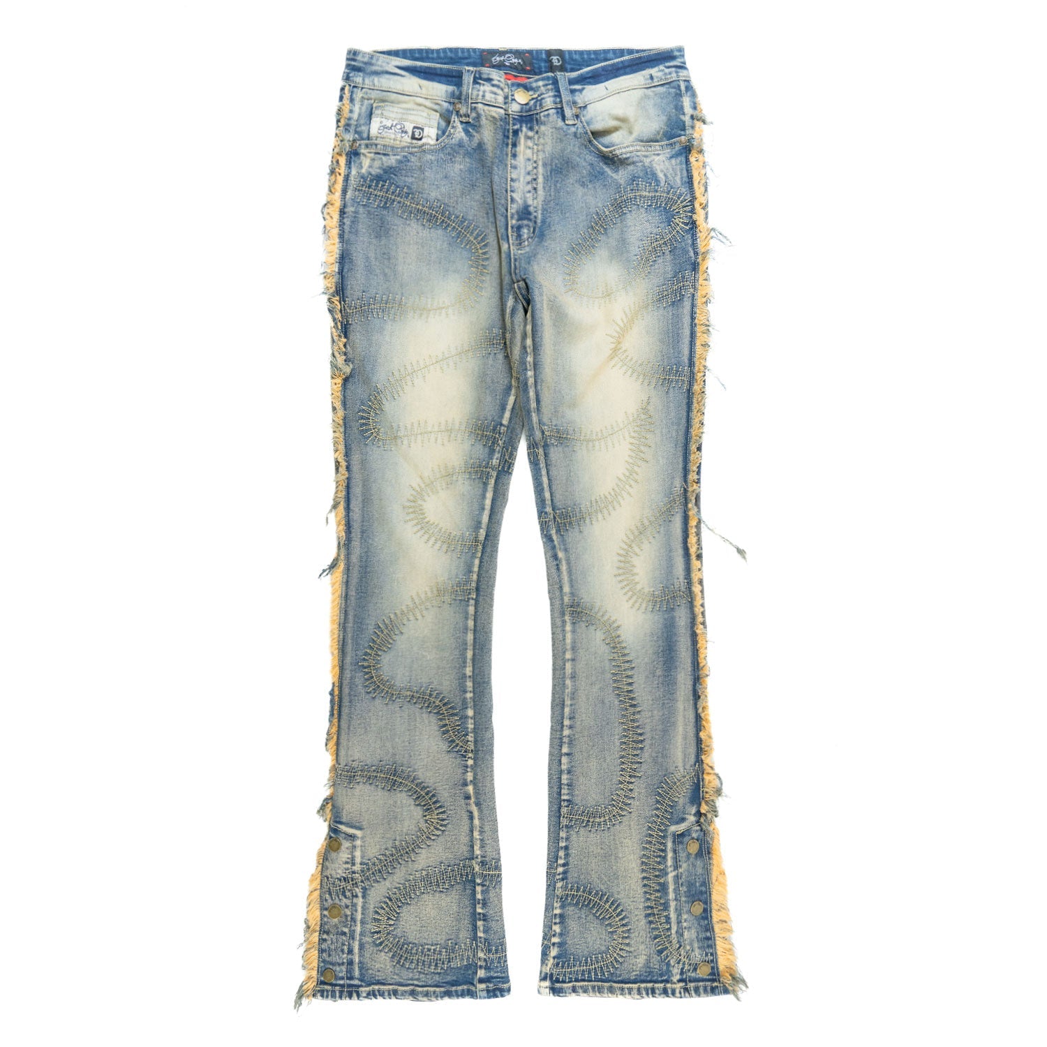 F1737 Cashay 2024 Stacked Jeans - Dirt