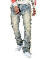 F1737 Cashay 2024 Stacked Jeans - Dirt