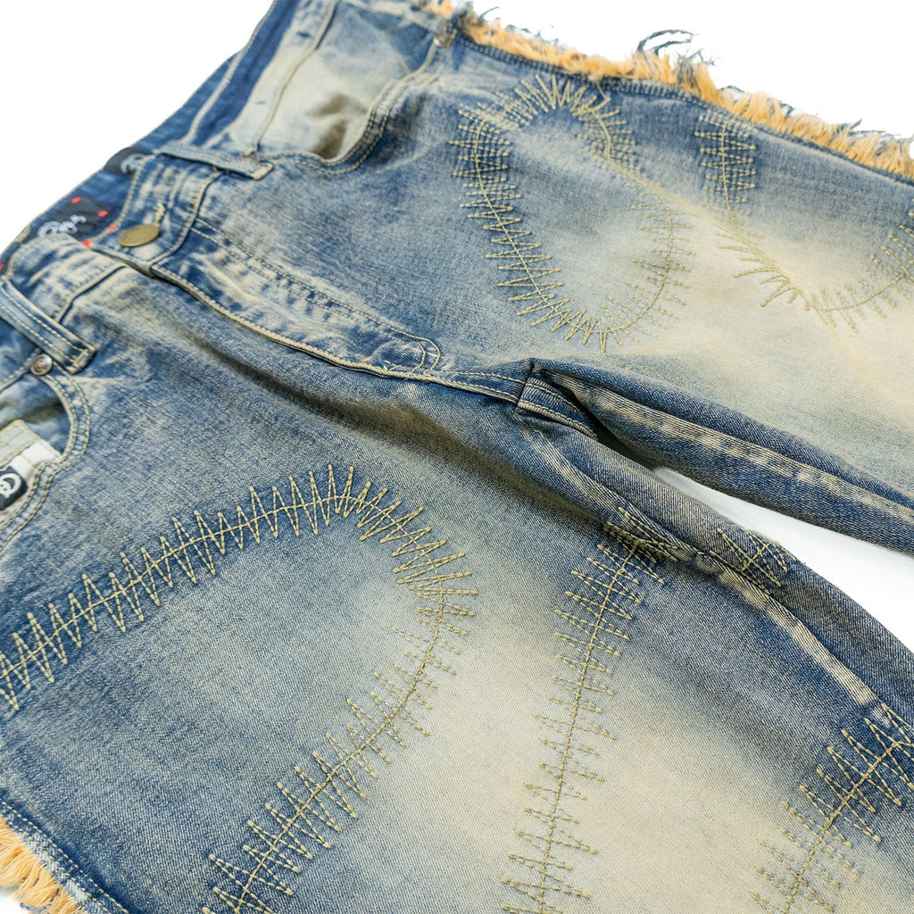 F1737 Cashay 2024 Stacked Jeans - Dirt