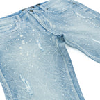 F1746 Amoto Stacked Pants - Light Wash