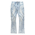 F1757 Moretti Stacked Pants - Light Wash