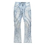 F1757 Moretti Stacked Pants - Light Wash