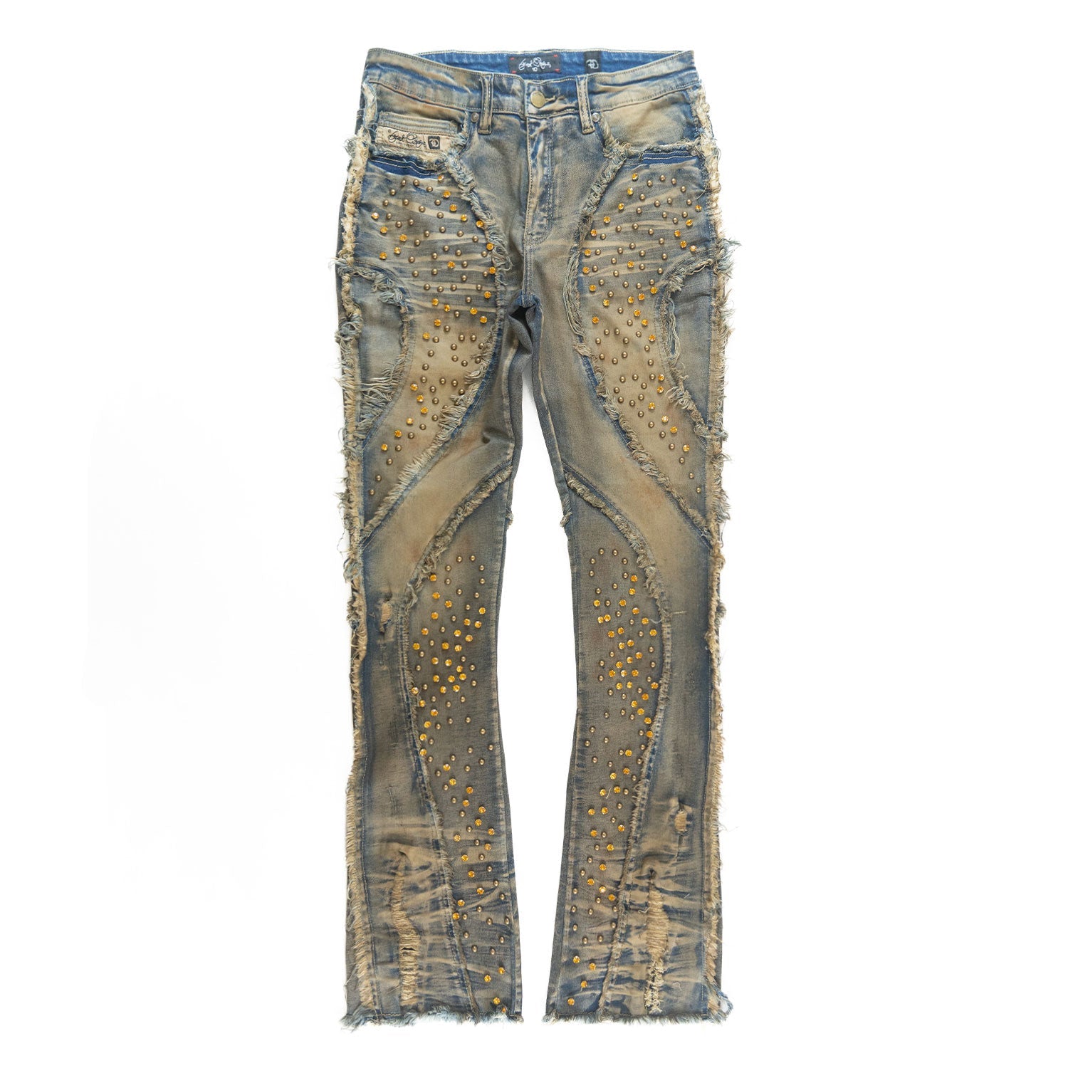 F1757 Moretti Stacked Pants - Vintage