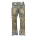F1757 Moretti Stacked Pants - Vintage