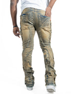 F1757 Moretti Stacked Pants - Vintage