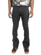 F1764 Romano Stacked Stone Pants - Black