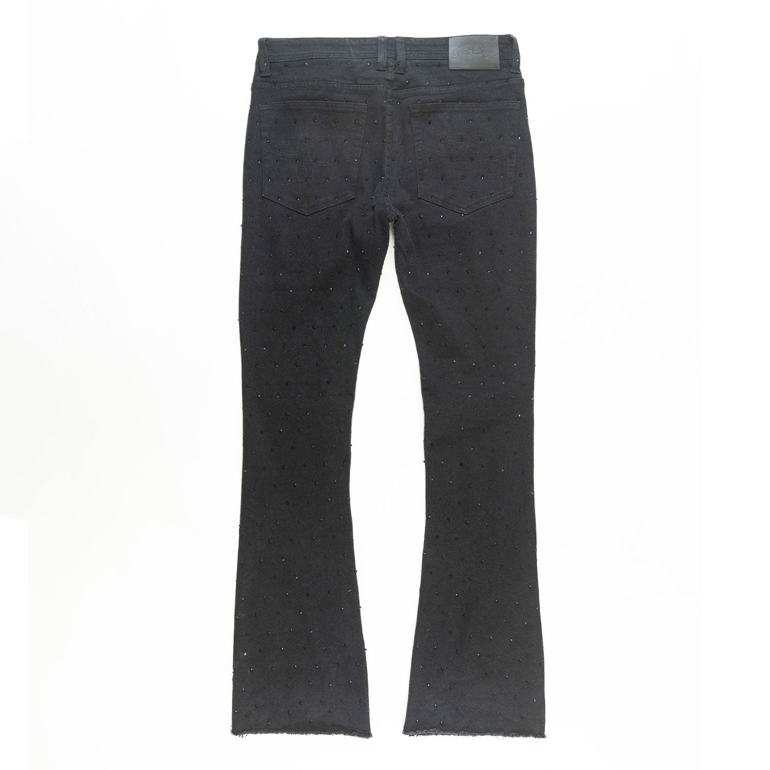 F1764 Romano Stacked Stone Pants - Black