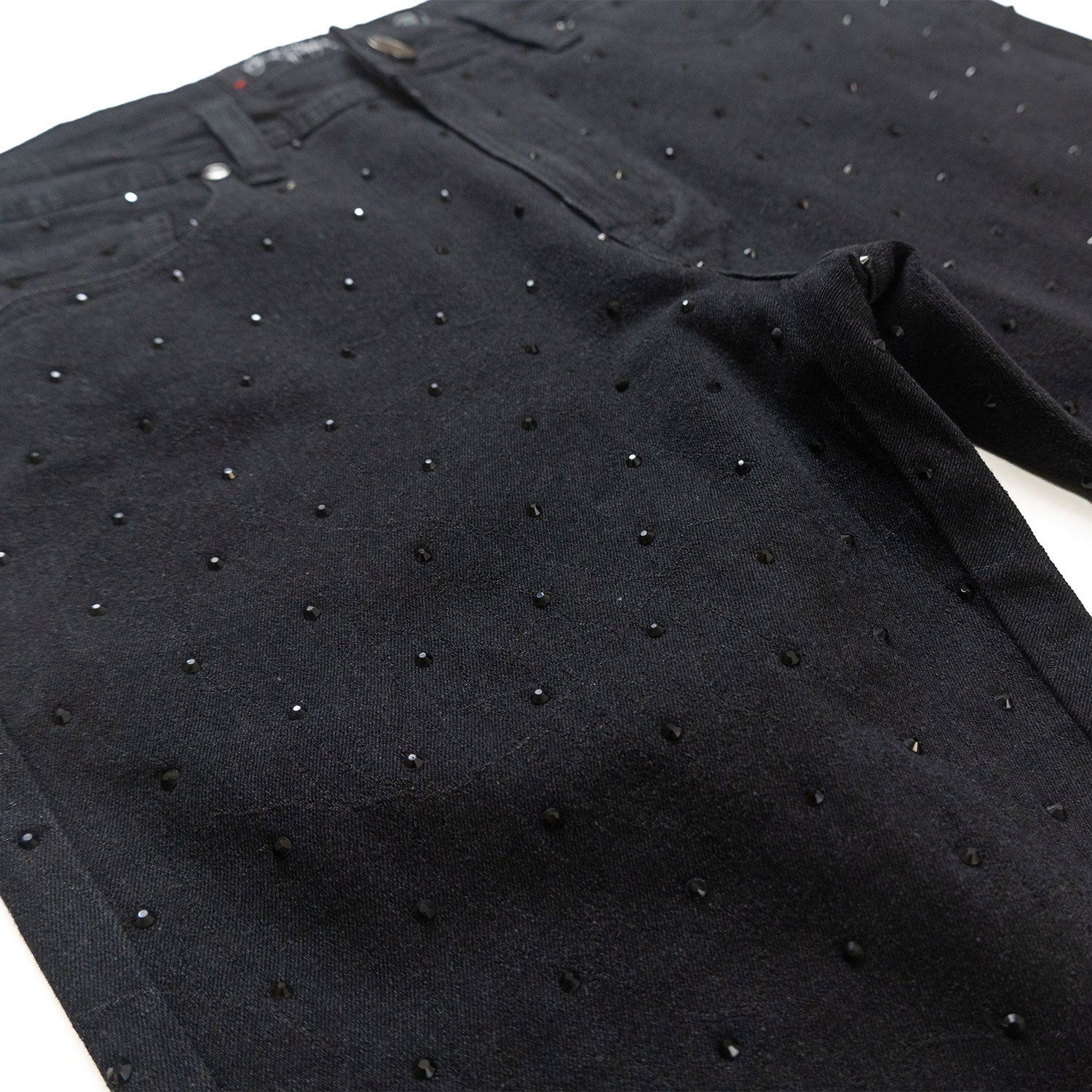 F1764 Romano Stacked Stone Pants - Black