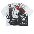 F179 Heartless Cropped - White
