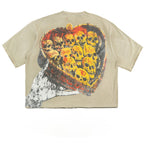 F182 Hopeless Romantic Cropped Tee - Oat
