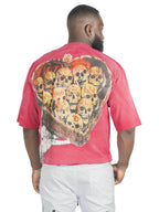 F182 Hopeless Romantic Cropped - Fuchsia Red