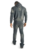 F187 Bellucci Hoodie Set - Black