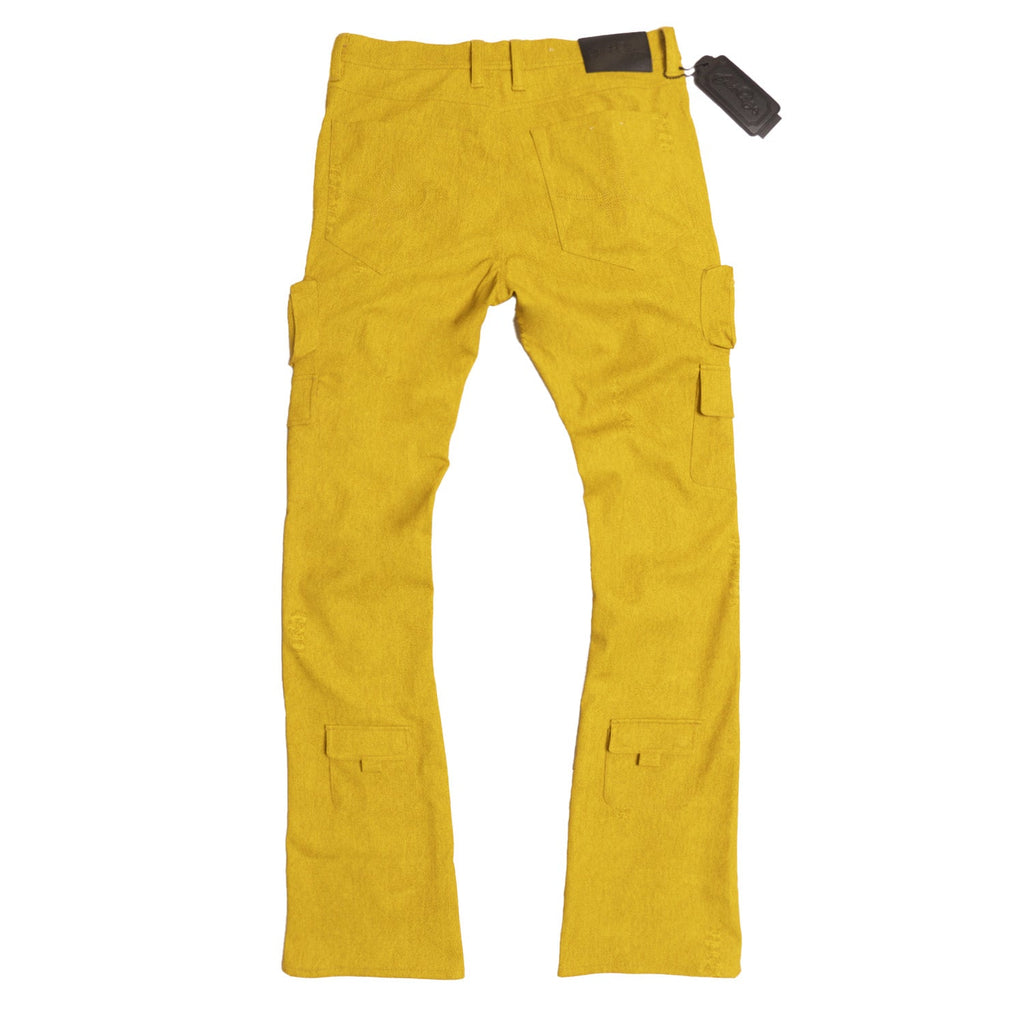 F2789 CASA DE Vegan Leather Pants - Wheat