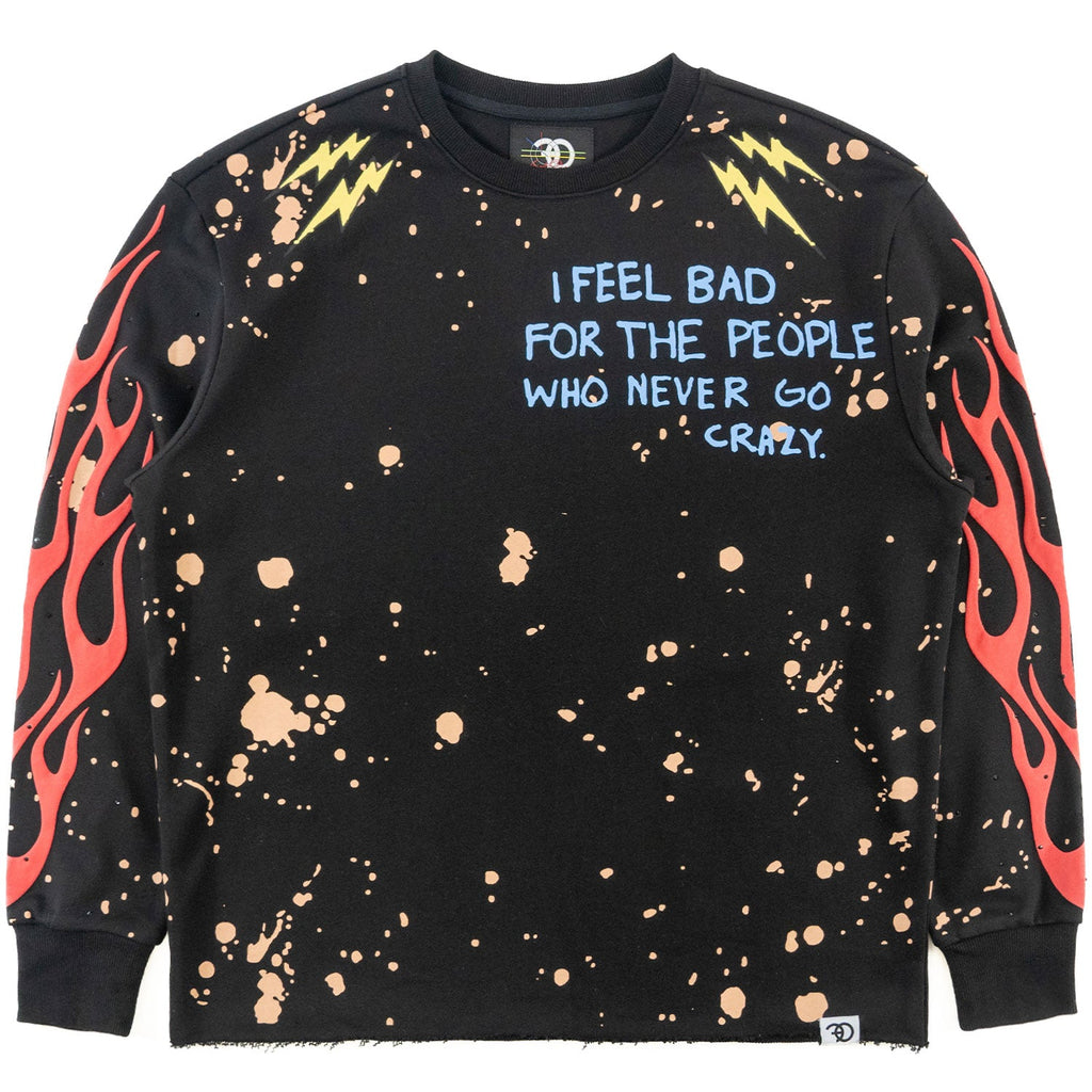 F4120 Toxic World Crewneck Sweatshirt - Black