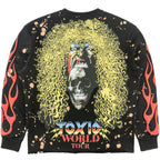F4120 Toxic World Crewneck Sweatshirt - Black
