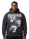 F4171 Heaven Pull Over Hoodie - Black
