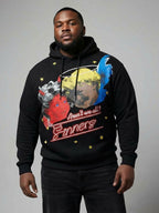 F4173 Sinners Over Size Hoodie - Black
