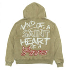 F4173 Sinners Over Size Hoodie - Mocha