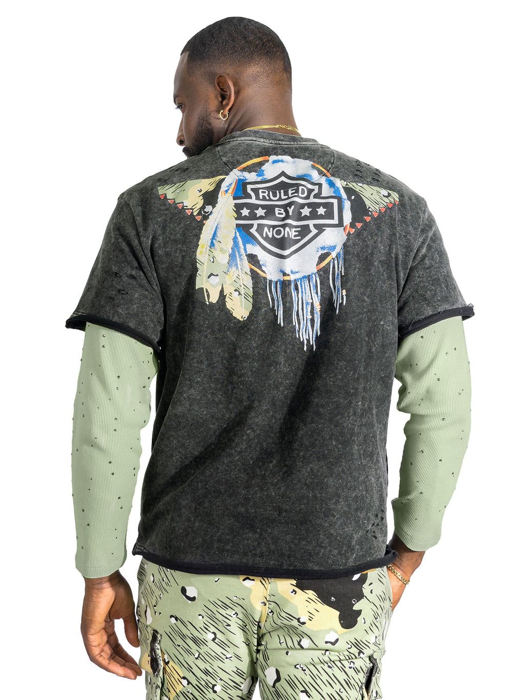F4225 "Loyal To Few" Long Sleeves - Olive